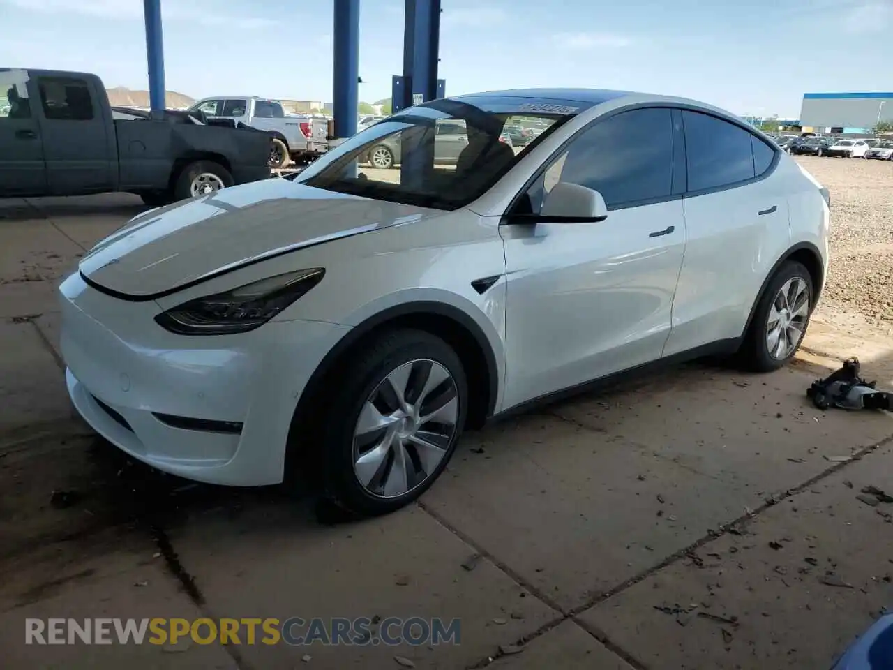 1 Photograph of a damaged car 7SAYGDEE5NA015841 TESLA MODEL Y 2022