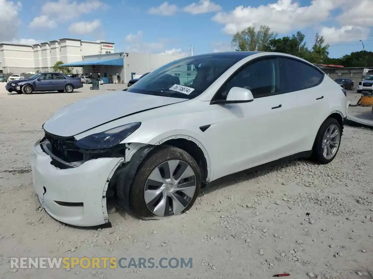 1 Photograph of a damaged car 7SAYGDEE5NA016133 TESLA MODEL Y 2022
