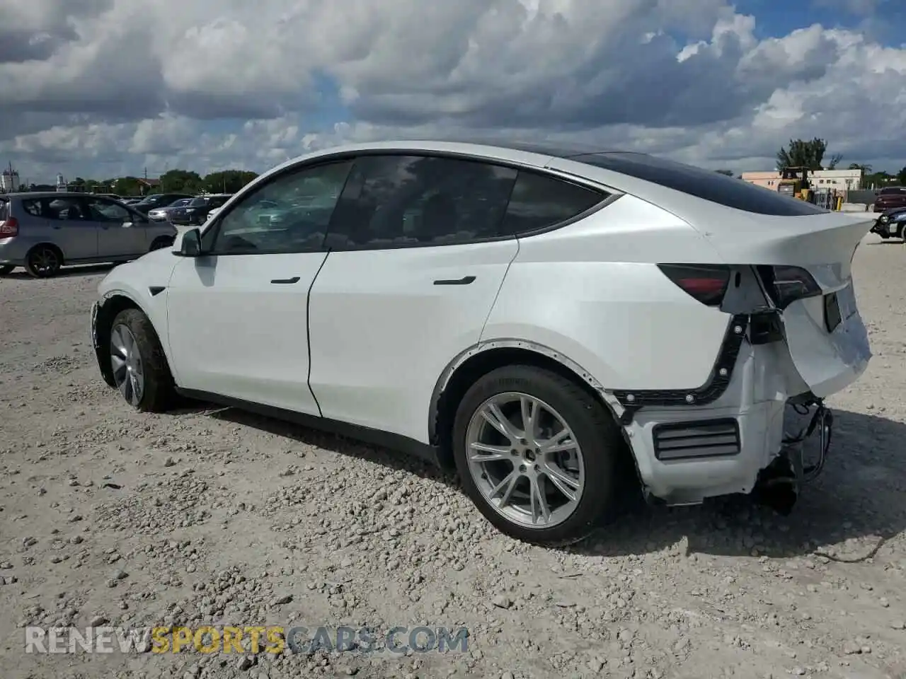 2 Photograph of a damaged car 7SAYGDEE5NA016133 TESLA MODEL Y 2022