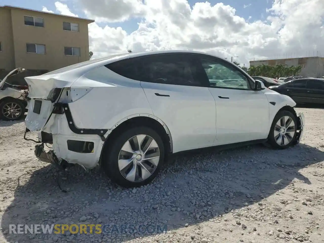 3 Photograph of a damaged car 7SAYGDEE5NA016133 TESLA MODEL Y 2022