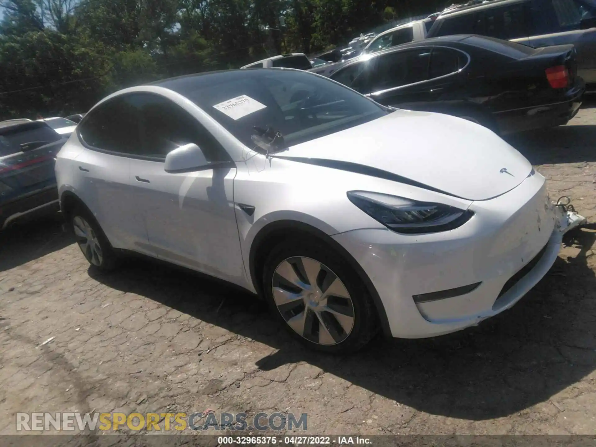 1 Photograph of a damaged car 7SAYGDEE5NF320534 TESLA MODEL Y 2022