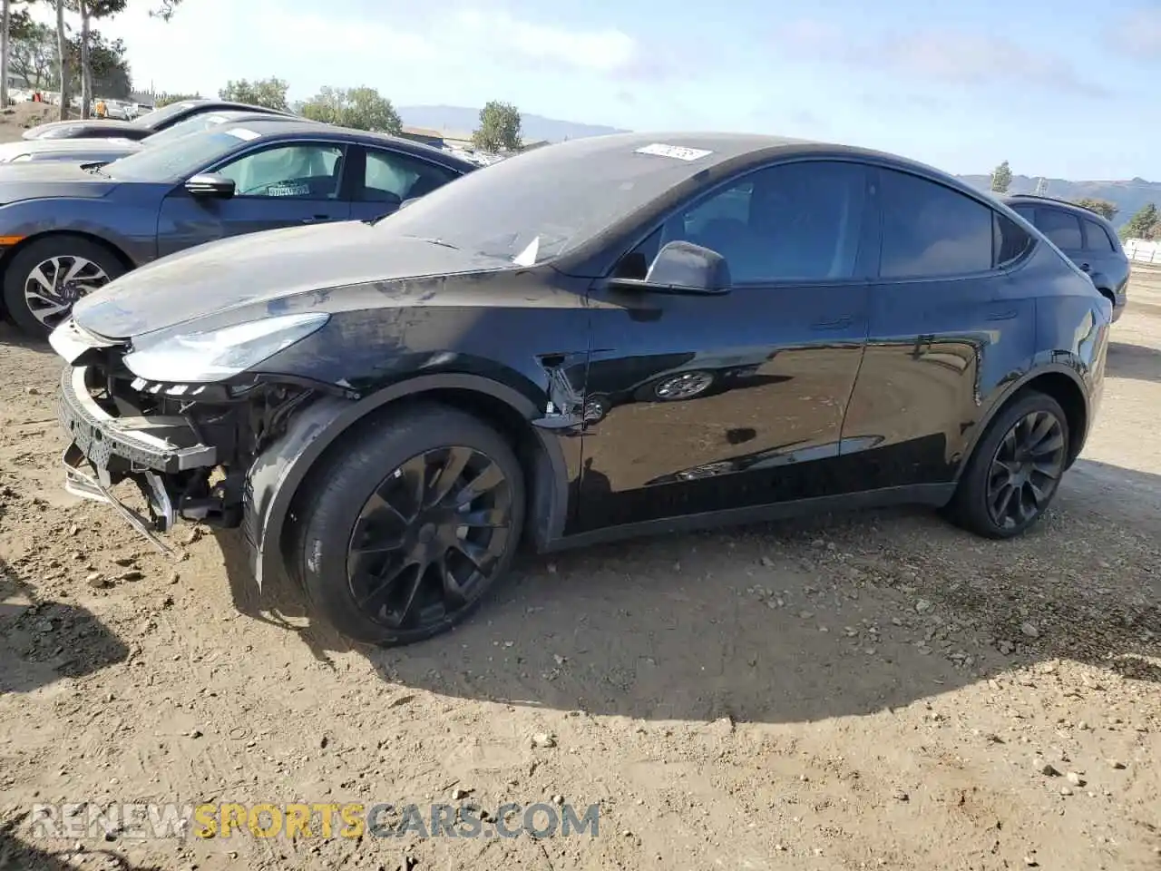 1 Photograph of a damaged car 7SAYGDEE5NF351010 TESLA MODEL Y 2022