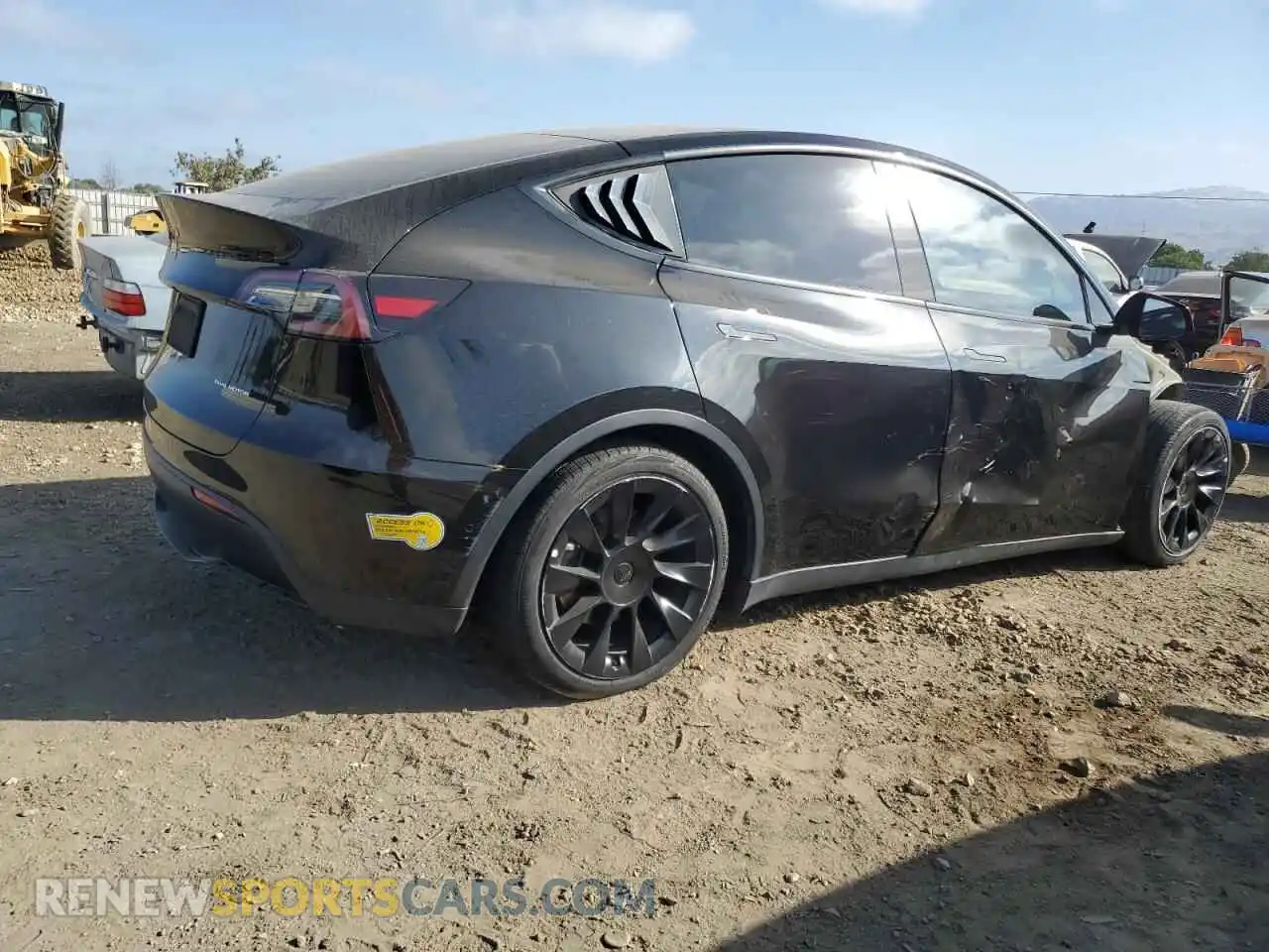 3 Photograph of a damaged car 7SAYGDEE5NF351010 TESLA MODEL Y 2022