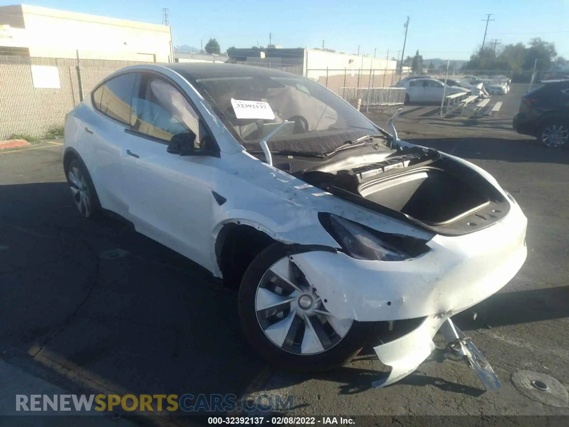 1 Photograph of a damaged car 7SAYGDEE5NF352030 TESLA MODEL Y 2022