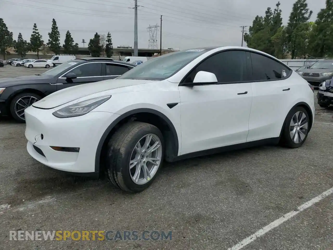 1 Photograph of a damaged car 7SAYGDEE5NF352075 TESLA MODEL Y 2022