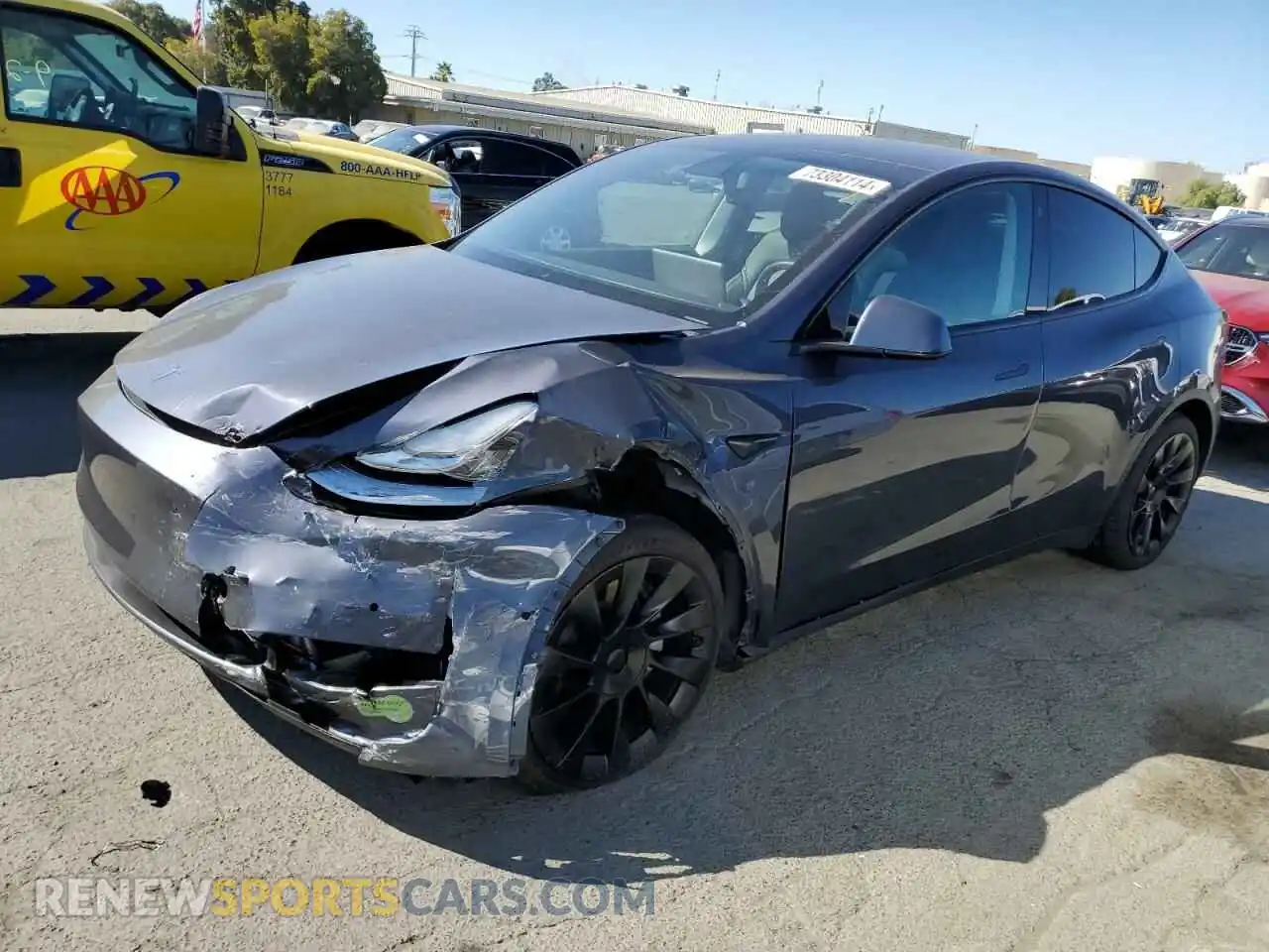 1 fotografías del automóvil dañado 7SAYGDEE5NF352125 TESLA MODEL Y 2022