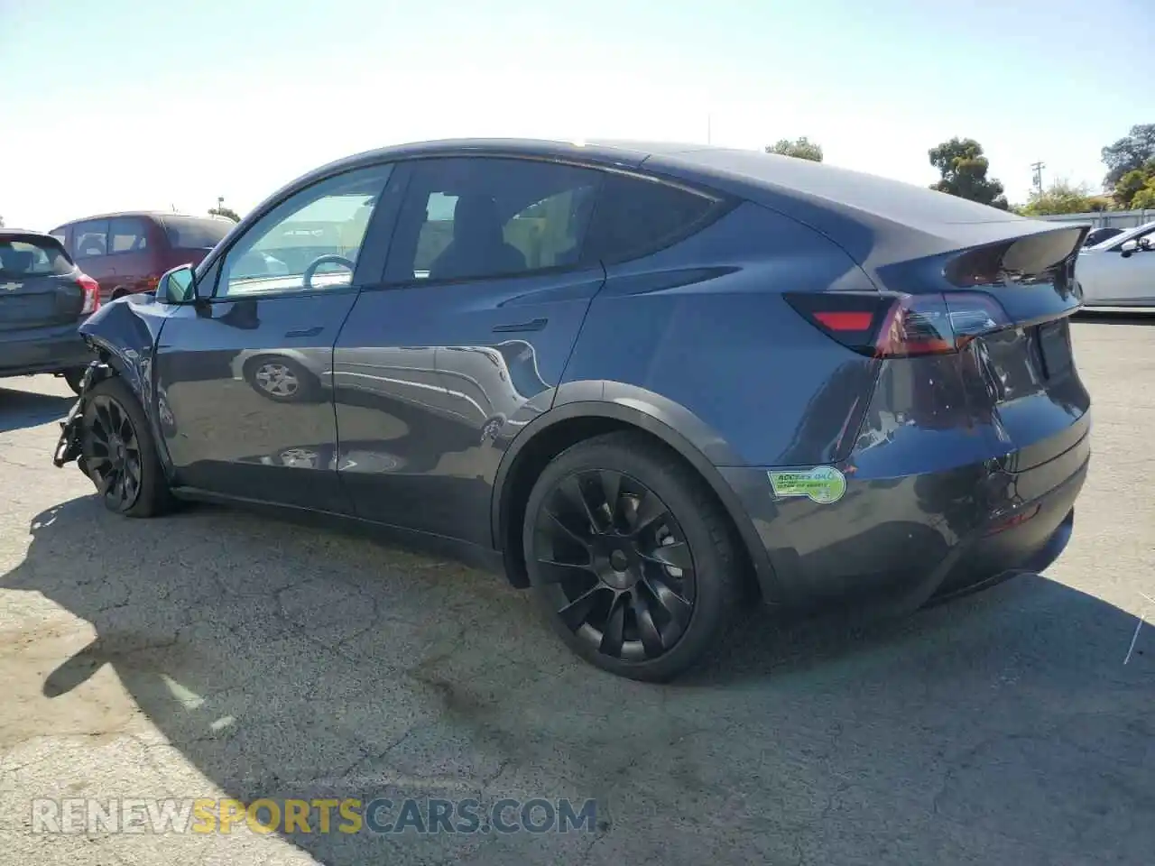 2 fotografías del automóvil dañado 7SAYGDEE5NF352125 TESLA MODEL Y 2022