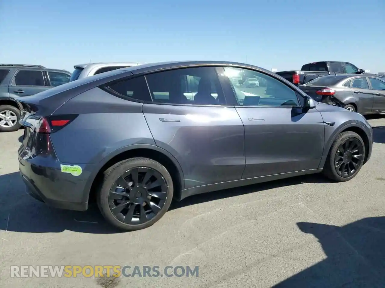 3 fotografías del automóvil dañado 7SAYGDEE5NF352125 TESLA MODEL Y 2022