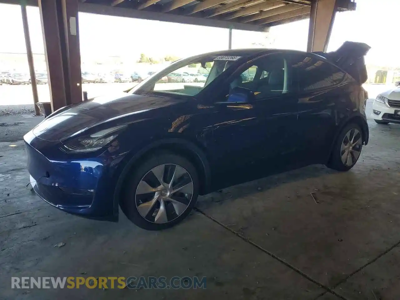 1 Photograph of a damaged car 7SAYGDEE5NF355770 TESLA MODEL Y 2022