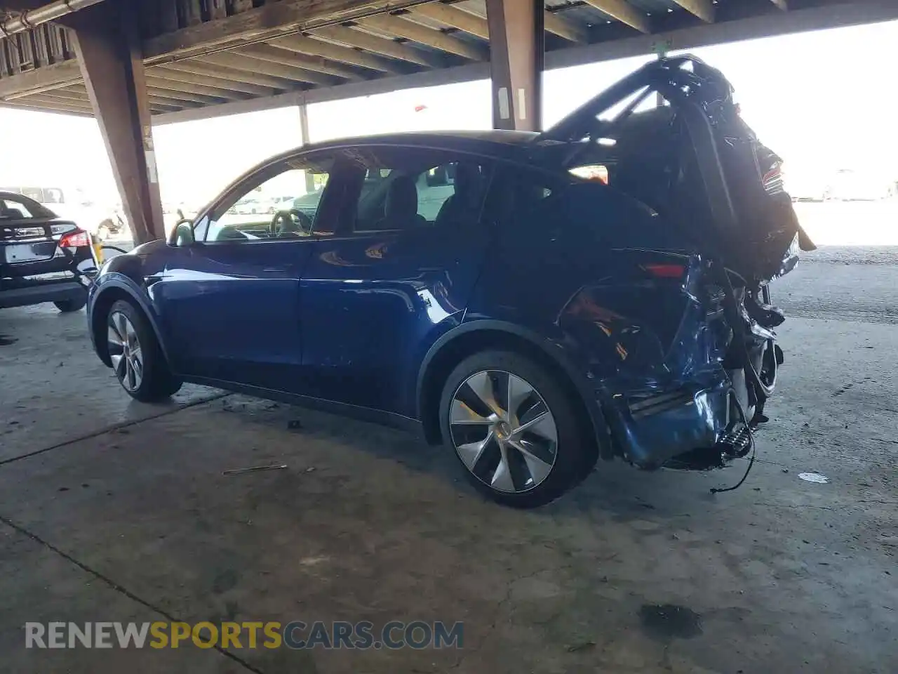 2 Photograph of a damaged car 7SAYGDEE5NF355770 TESLA MODEL Y 2022