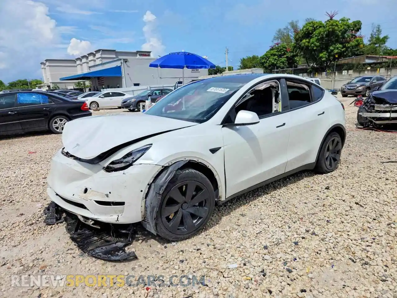 1 Фотография поврежденного автомобиля 7SAYGDEE5NF356840 TESLA MODEL Y 2022