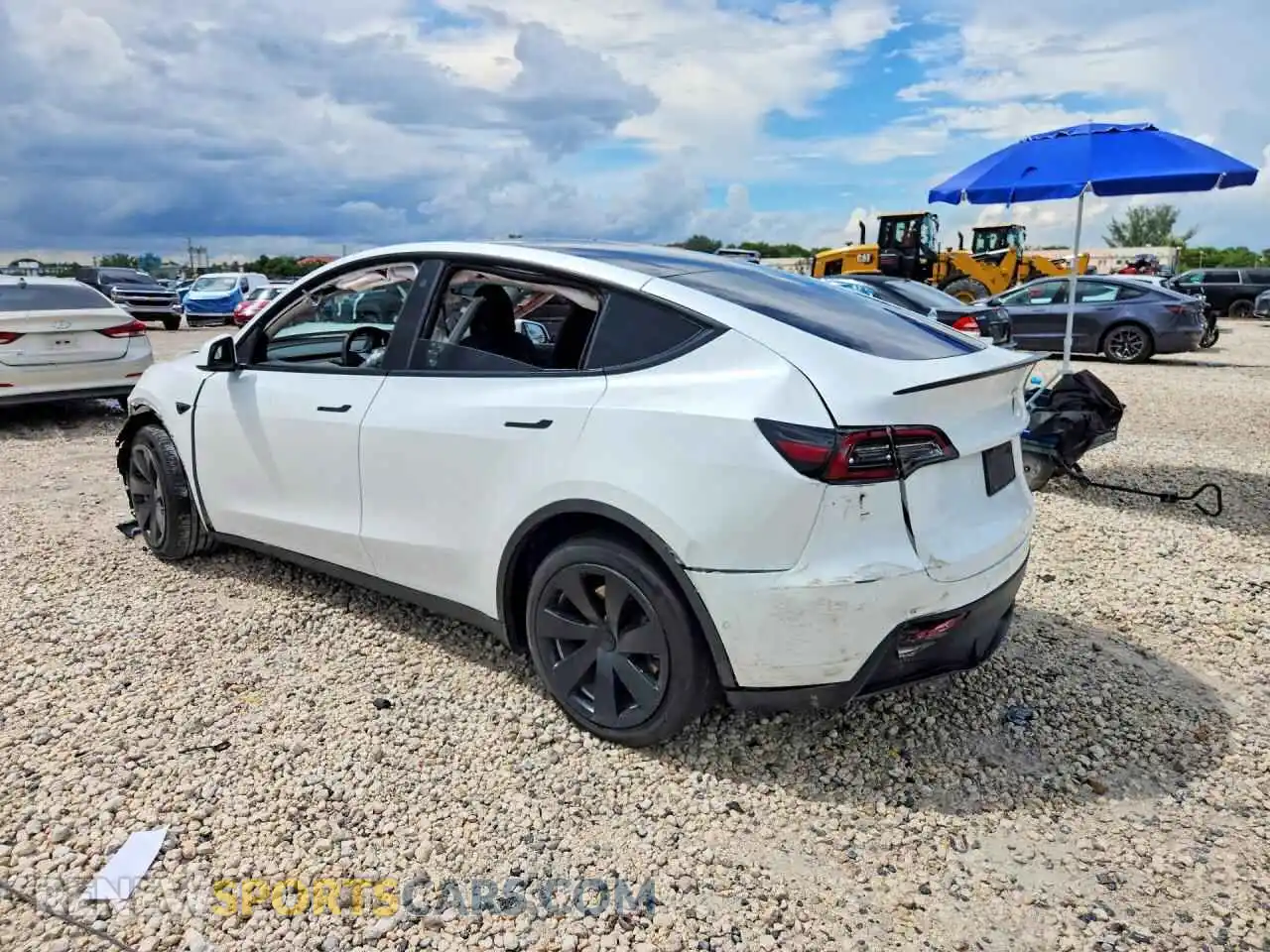 2 Фотография поврежденного автомобиля 7SAYGDEE5NF356840 TESLA MODEL Y 2022