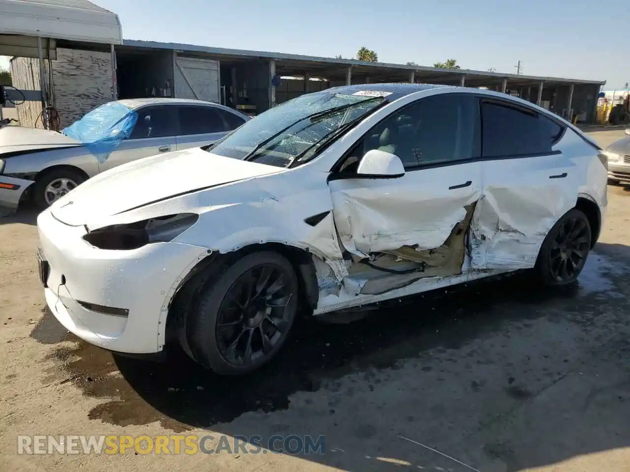 1 Photograph of a damaged car 7SAYGDEE5NF356871 TESLA MODEL Y 2022