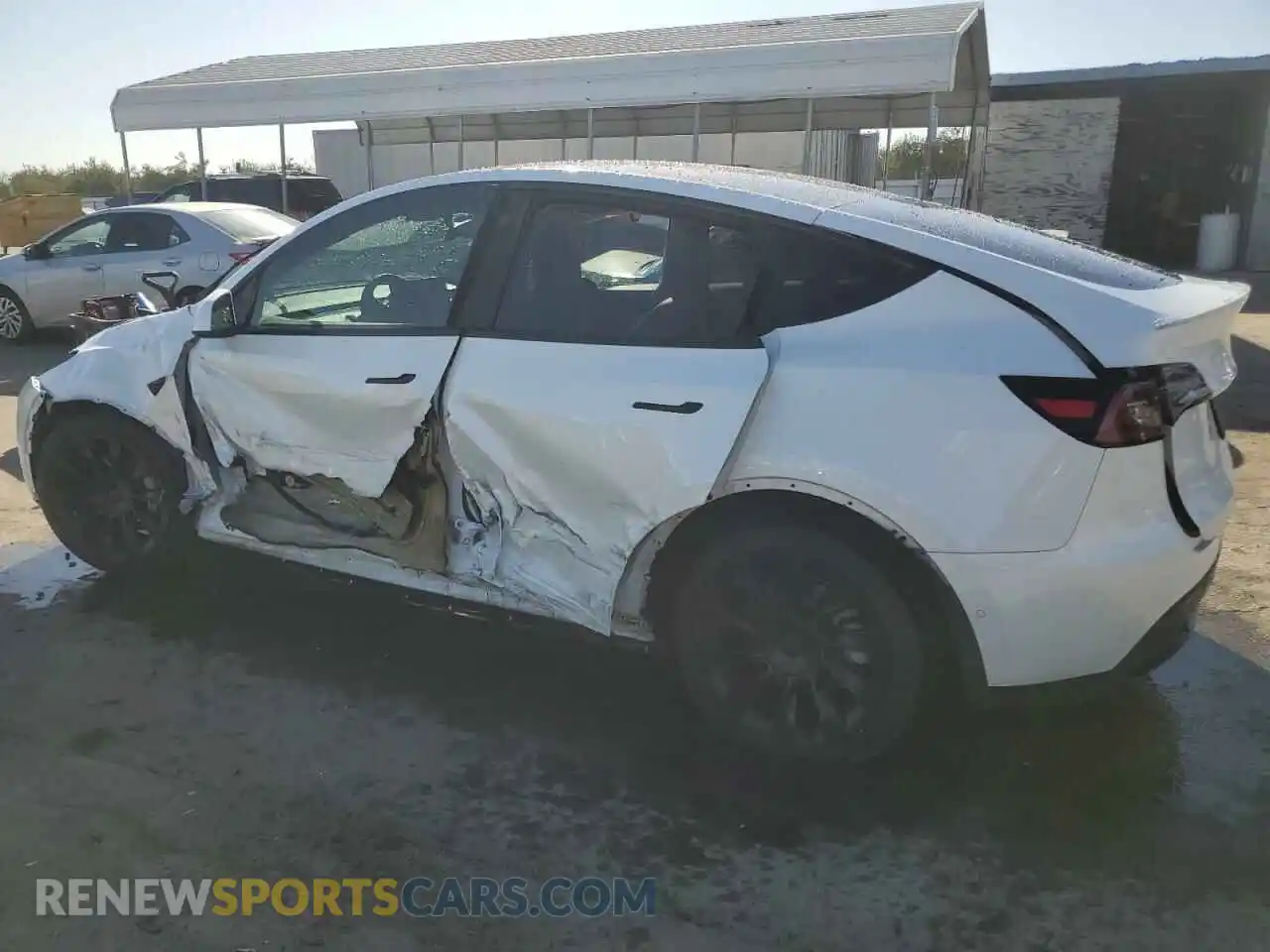2 Photograph of a damaged car 7SAYGDEE5NF356871 TESLA MODEL Y 2022