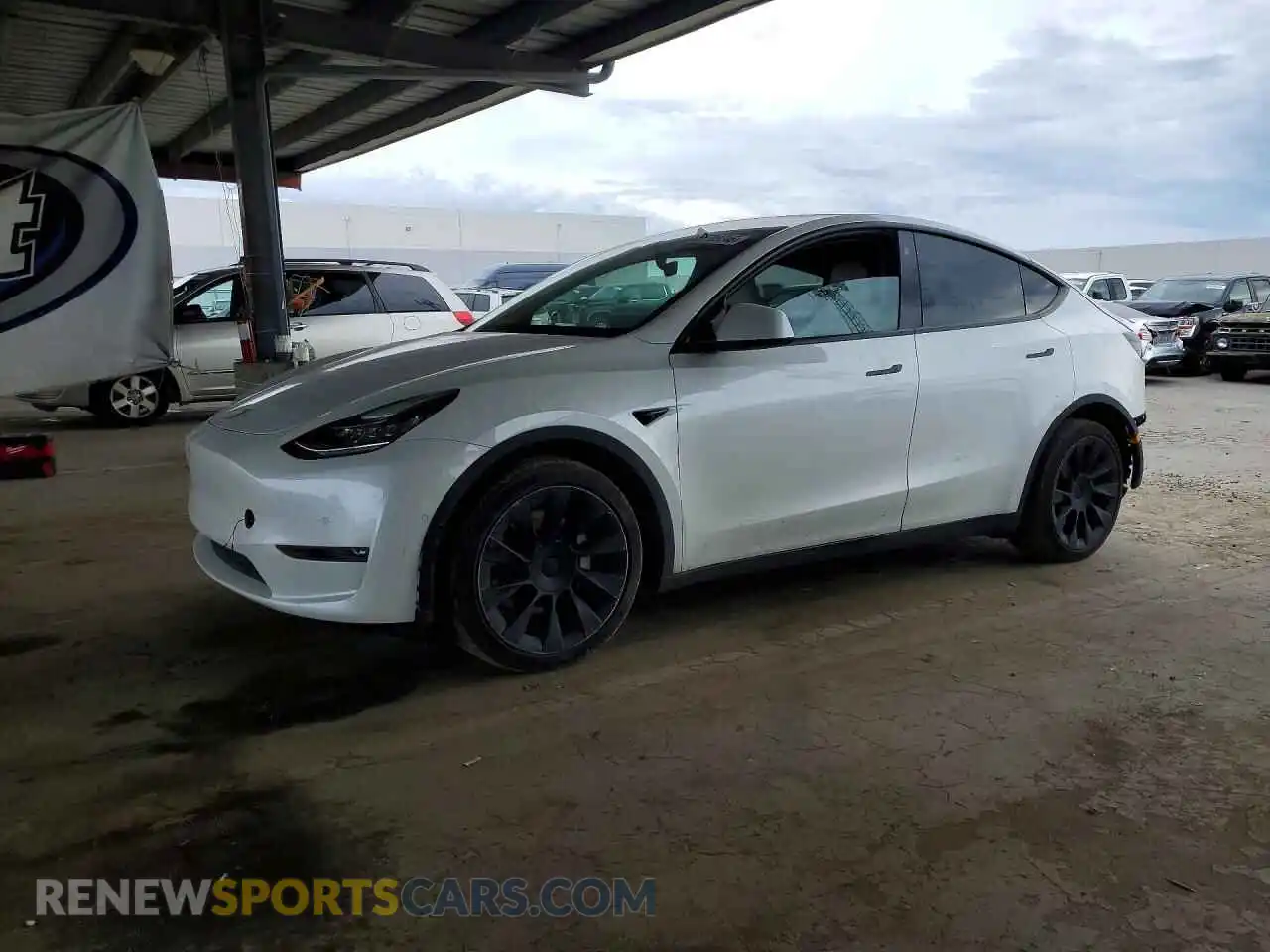 1 Photograph of a damaged car 7SAYGDEE5NF357079 TESLA MODEL Y 2022