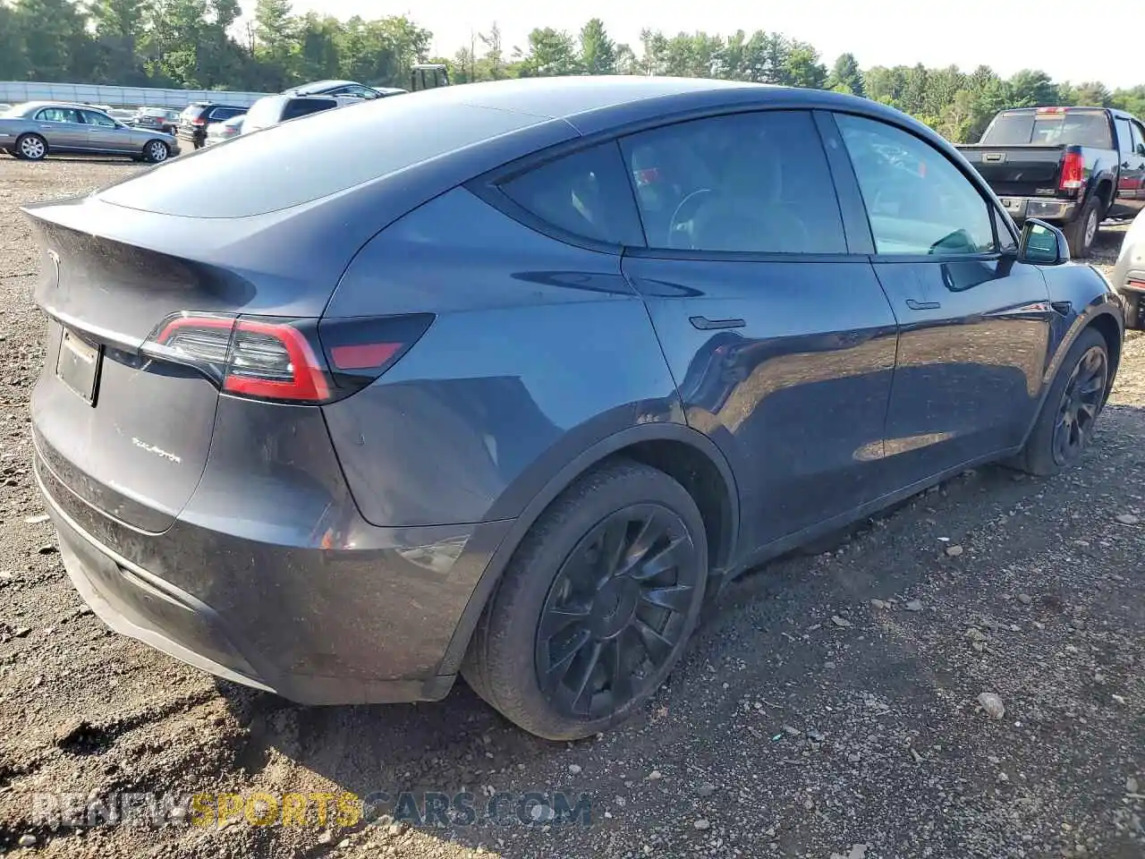 3 Photograph of a damaged car 7SAYGDEE5NF358684 TESLA MODEL Y 2022