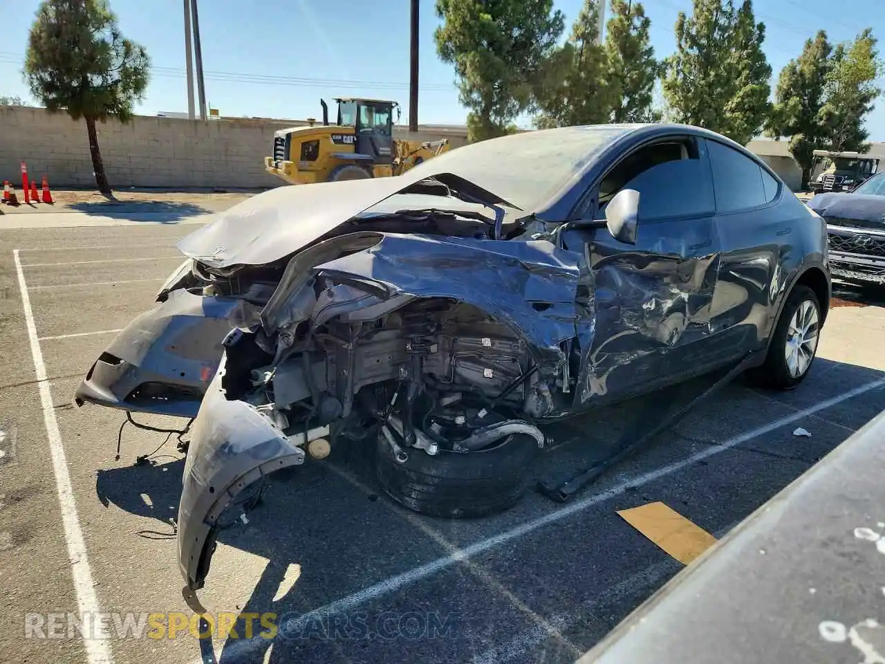1 Photograph of a damaged car 7SAYGDEE5NF371788 TESLA MODEL Y 2022