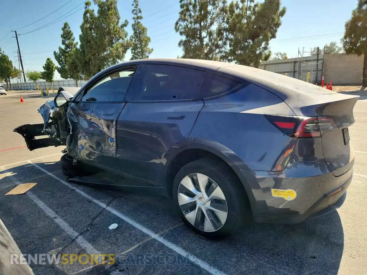 2 Photograph of a damaged car 7SAYGDEE5NF371788 TESLA MODEL Y 2022