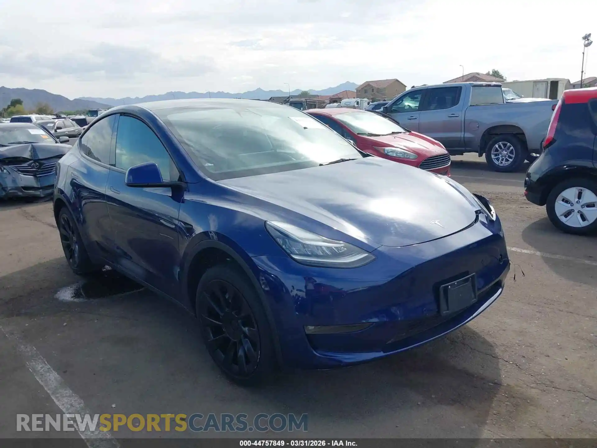 1 Photograph of a damaged car 7SAYGDEE5NF386842 TESLA MODEL Y 2022