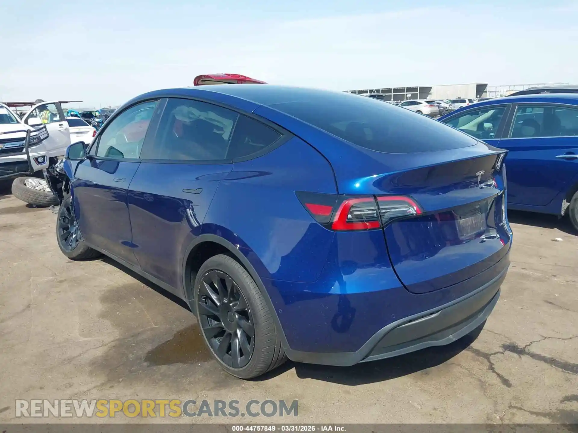 3 Photograph of a damaged car 7SAYGDEE5NF386842 TESLA MODEL Y 2022