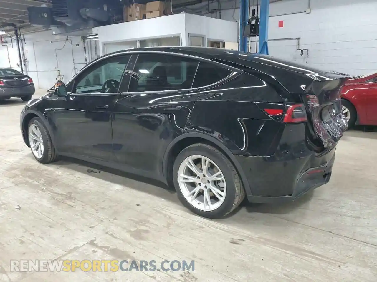 2 Фотография поврежденного автомобиля 7SAYGDEE5NF393614 TESLA MODEL Y 2022