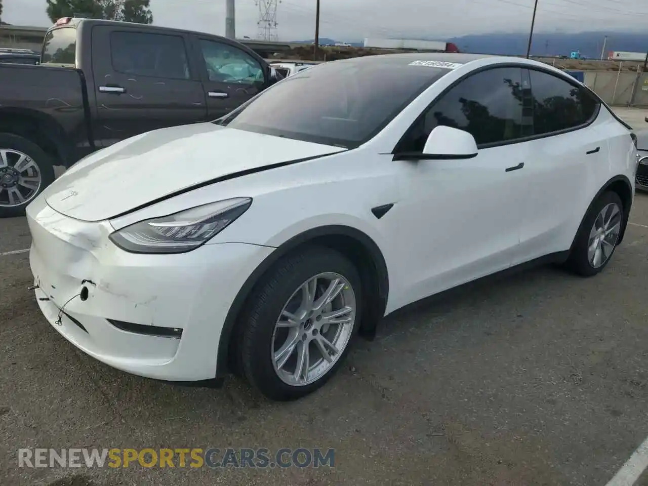 1 Photograph of a damaged car 7SAYGDEE5NF425834 TESLA MODEL Y 2022