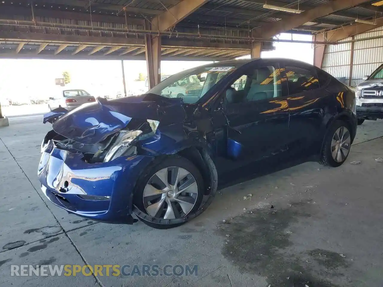 1 fotografías del automóvil dañado 7SAYGDEE5NF427650 TESLA MODEL Y 2022