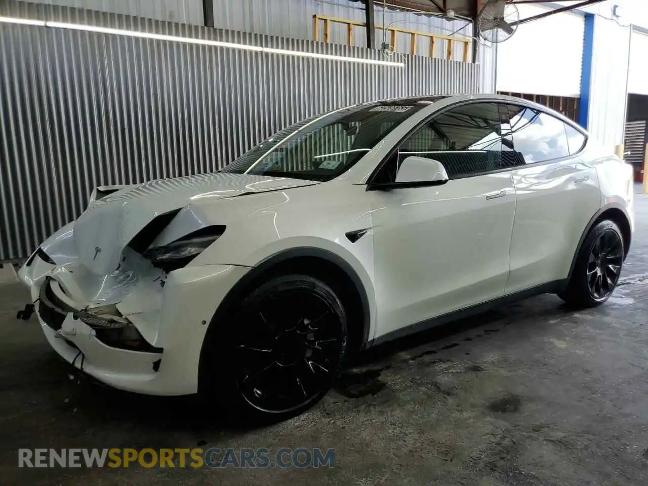 1 Photograph of a damaged car 7SAYGDEE5NF428782 TESLA MODEL Y 2022