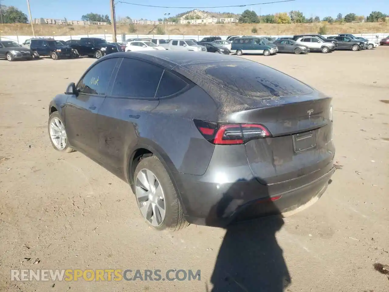 3 Photograph of a damaged car 7SAYGDEE5NF443654 TESLA MODEL Y 2022