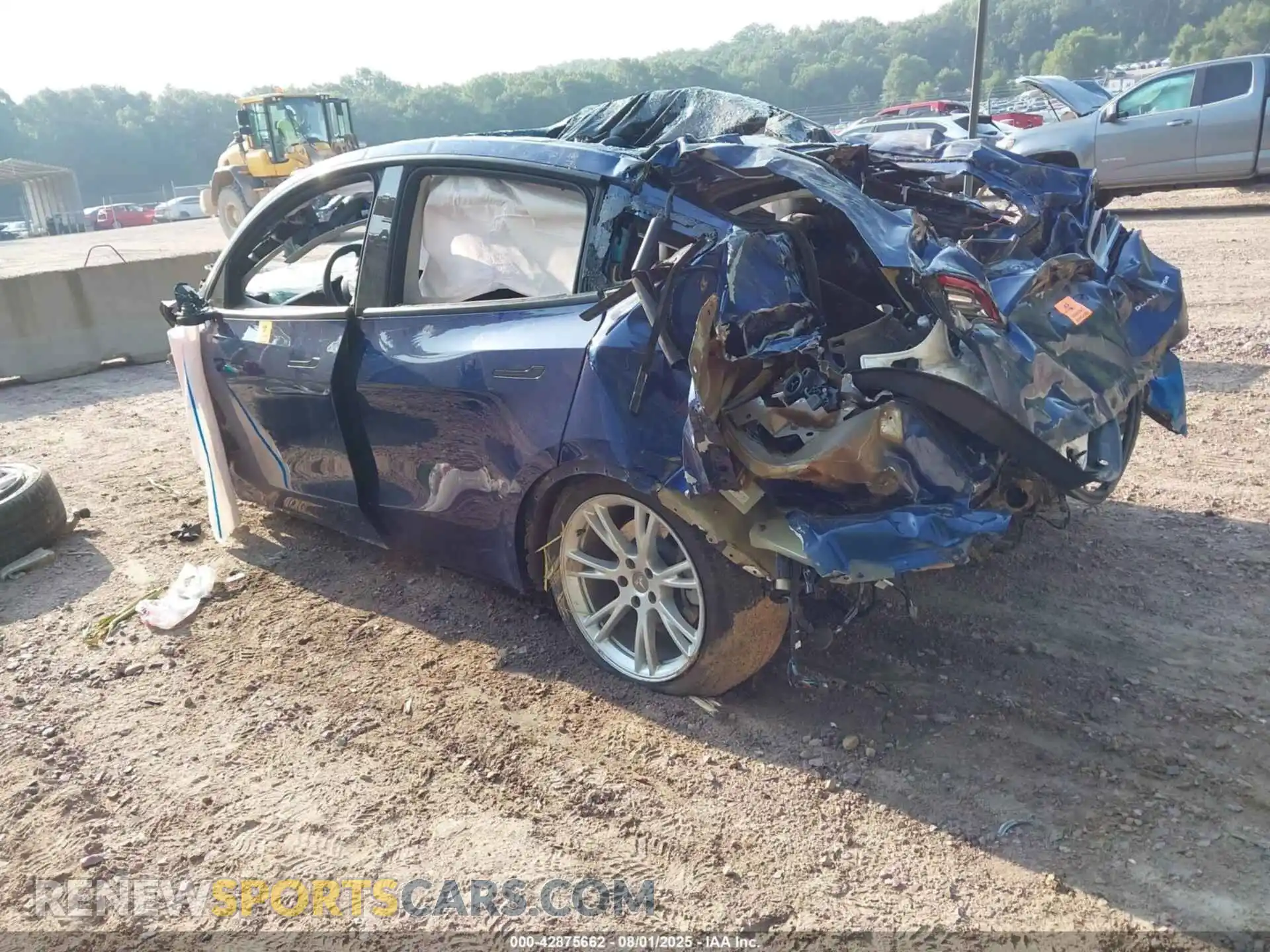 3 Photograph of a damaged car 7SAYGDEE5NF448451 TESLA MODEL Y 2022