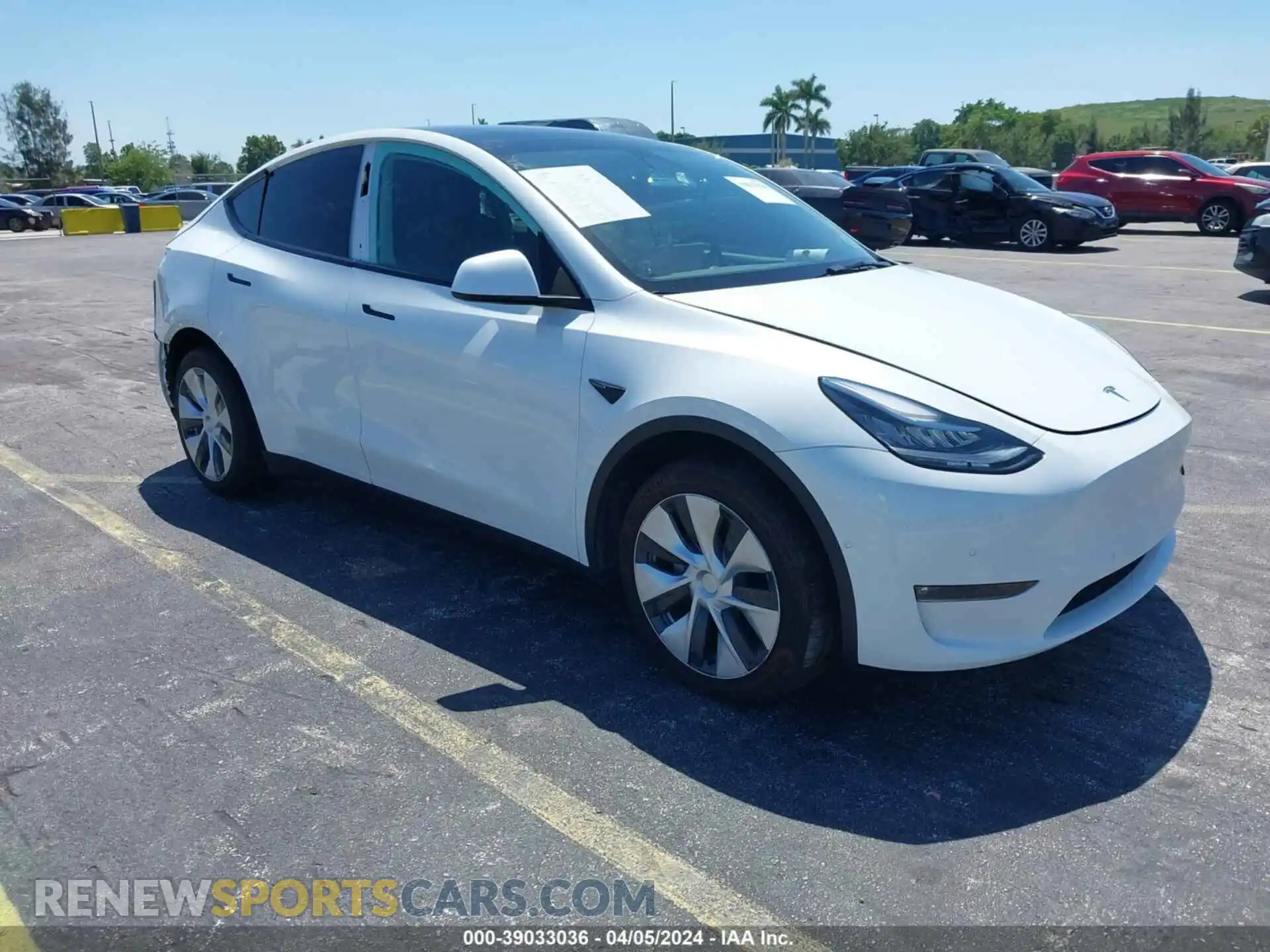 1 Photograph of a damaged car 7SAYGDEE5NF462205 TESLA MODEL Y 2022
