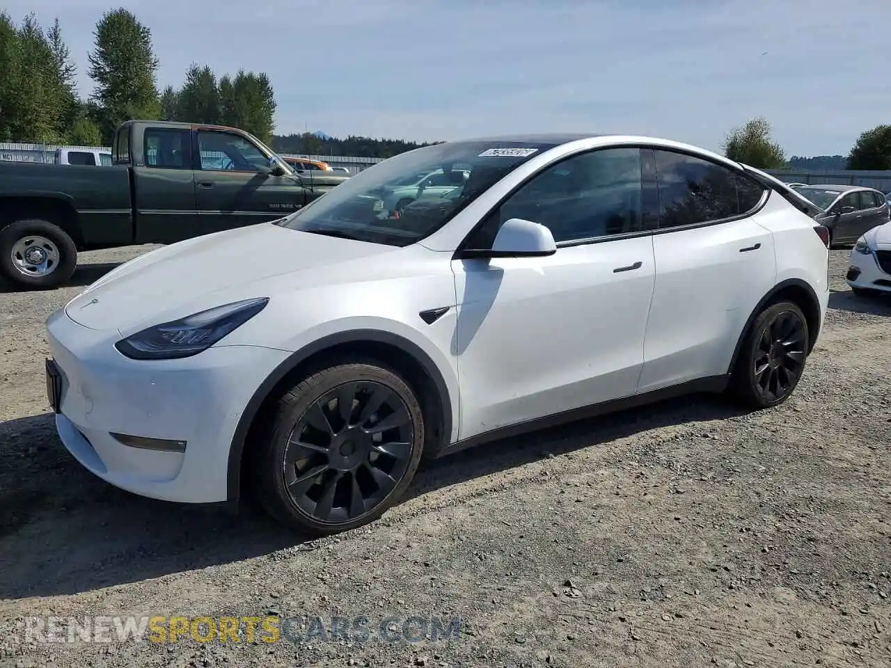 1 Photograph of a damaged car 7SAYGDEE5NF481515 TESLA MODEL Y 2022