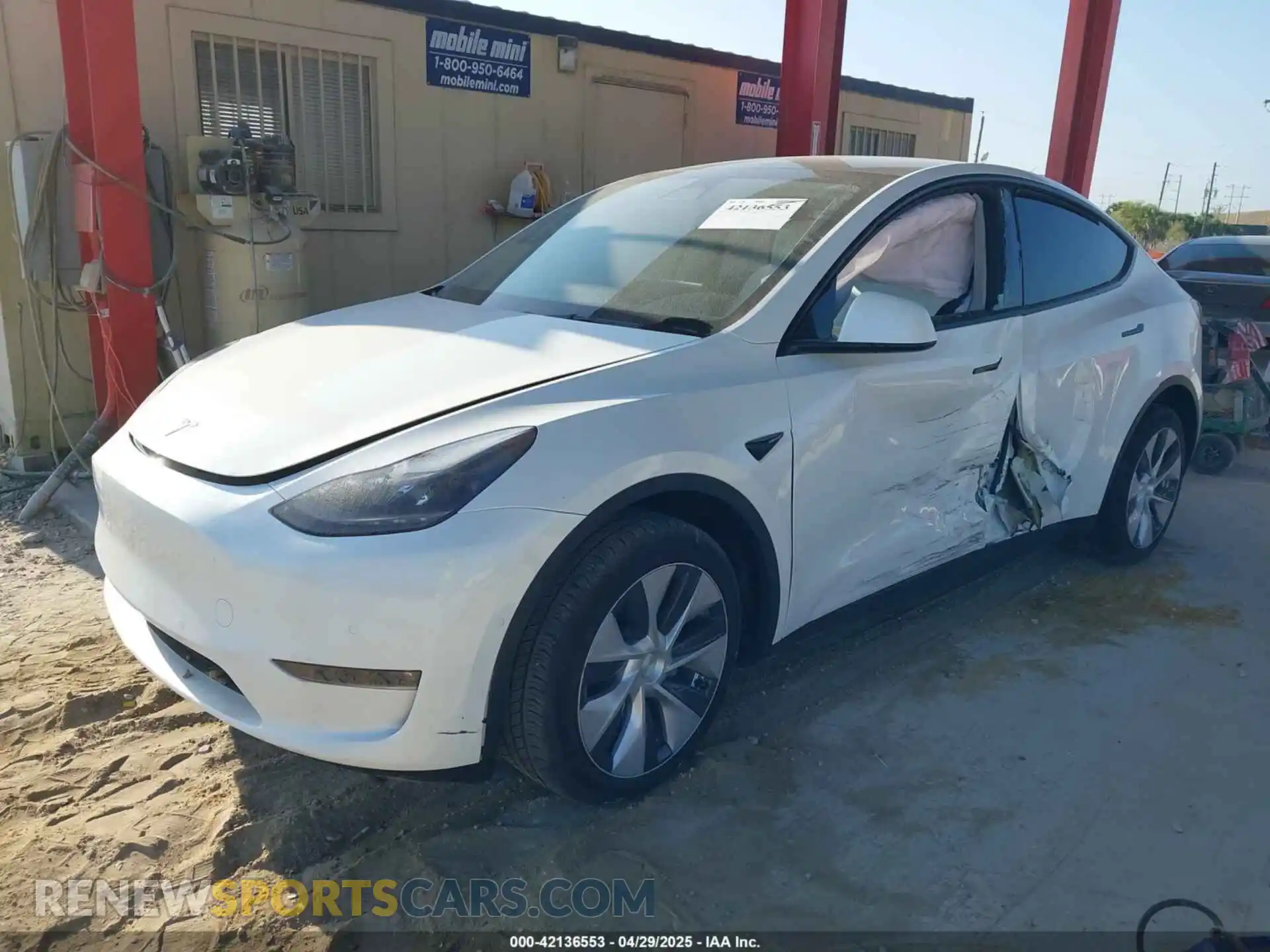 2 Photograph of a damaged car 7SAYGDEE5NF516604 TESLA MODEL Y 2022