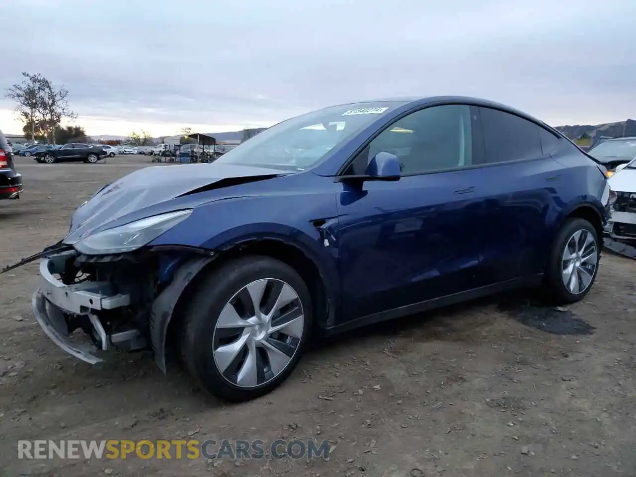 1 Photograph of a damaged car 7SAYGDEE5NF518854 TESLA MODEL Y 2022