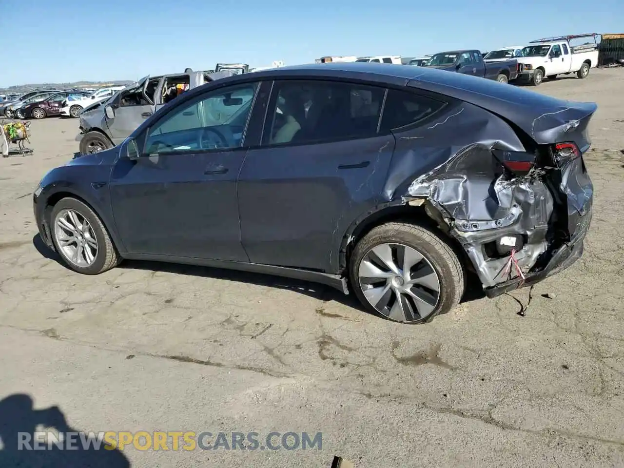 2 Photograph of a damaged car 7SAYGDEE5NF553071 TESLA MODEL Y 2022