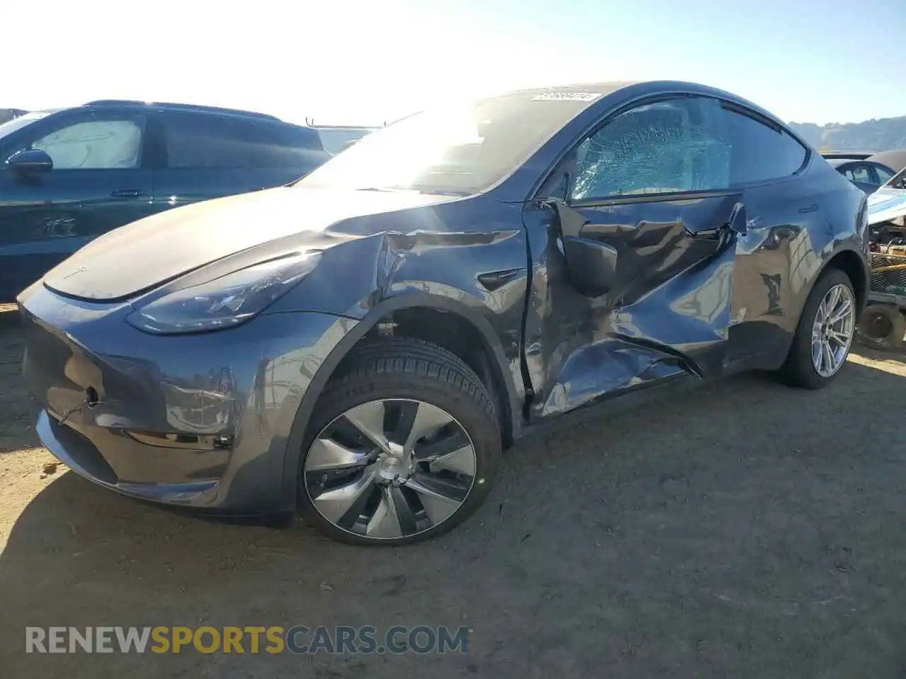 1 Photograph of a damaged car 7SAYGDEE5NF555144 TESLA MODEL Y 2022