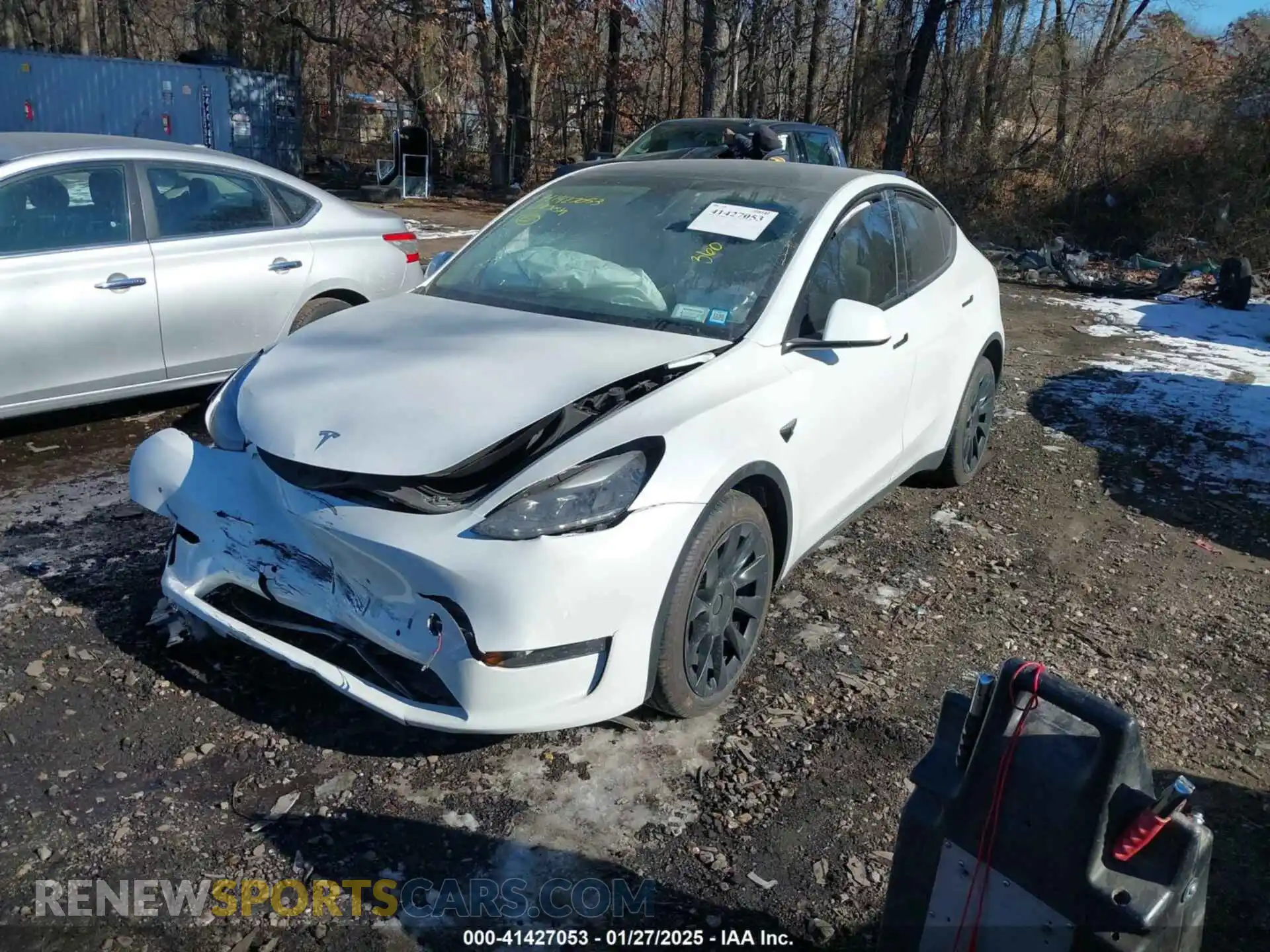 2 Photograph of a damaged car 7SAYGDEE5NF562725 TESLA MODEL Y 2022
