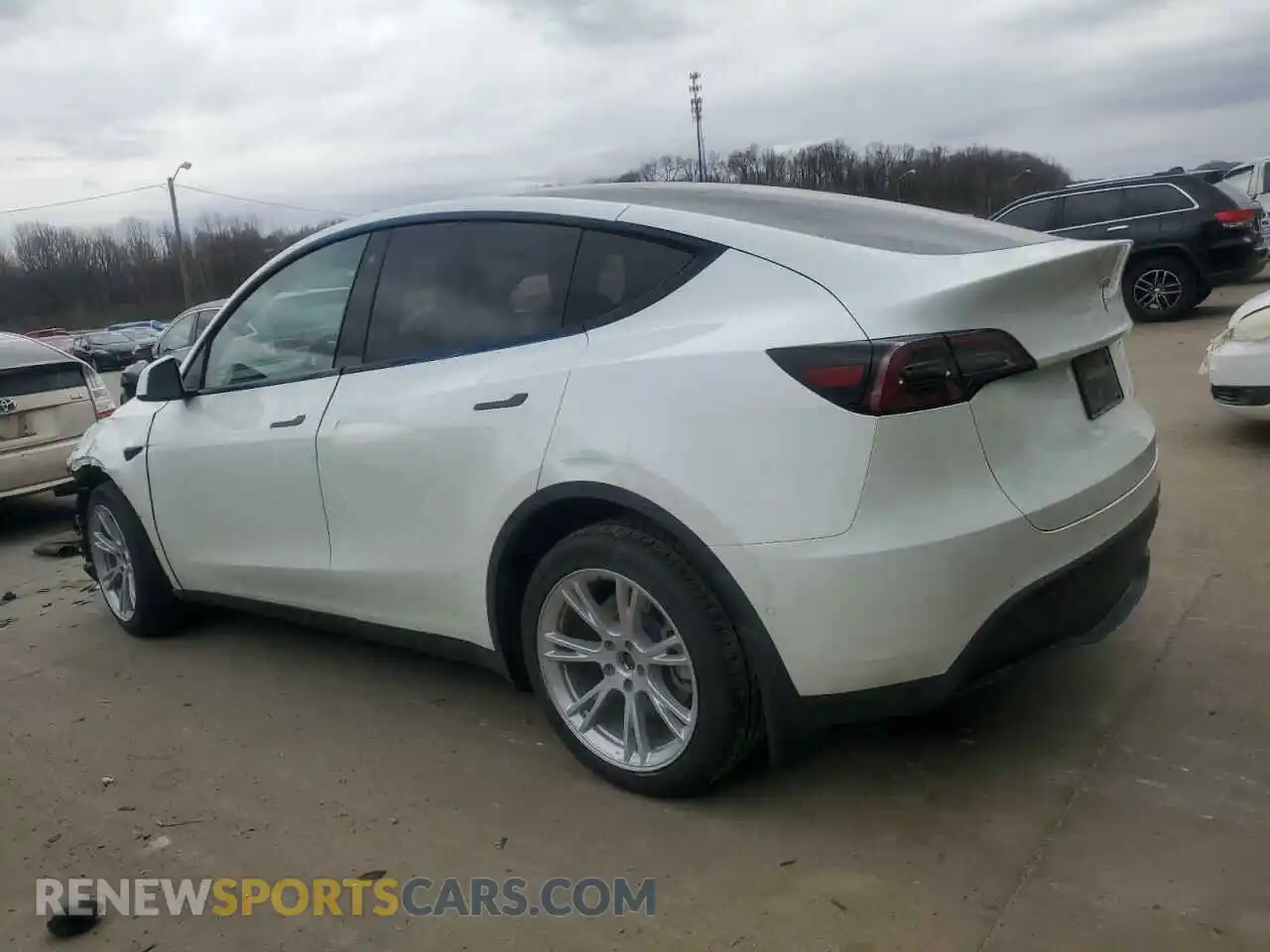 2 Photograph of a damaged car 7SAYGDEE5NF571179 TESLA MODEL Y 2022