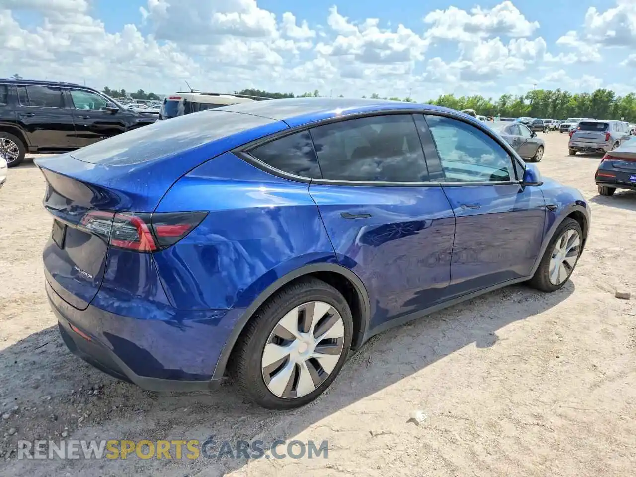 3 Photograph of a damaged car 7SAYGDEE6NA002497 TESLA MODEL Y 2022