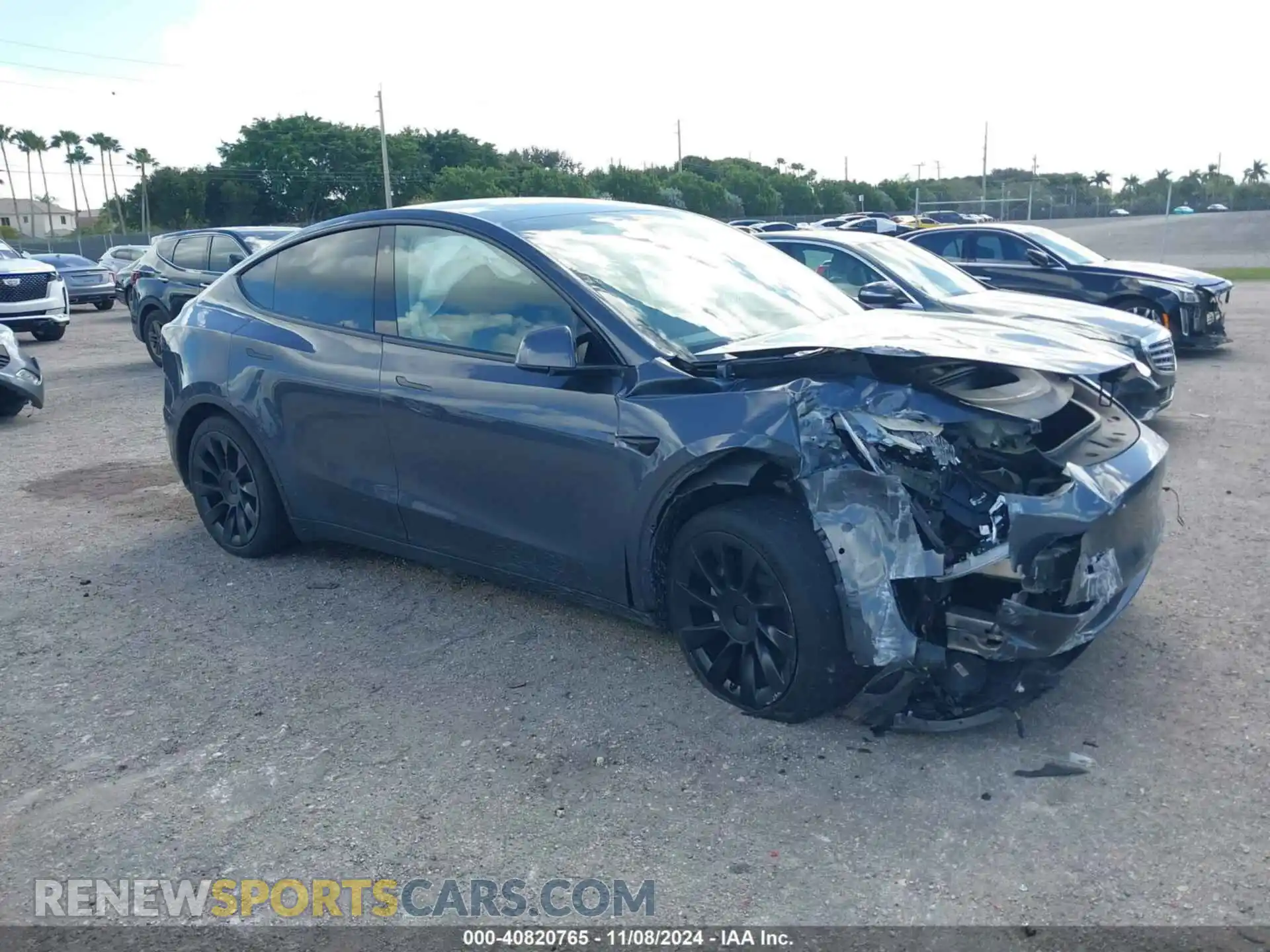 1 Photograph of a damaged car 7SAYGDEE6NA003715 TESLA MODEL Y 2022
