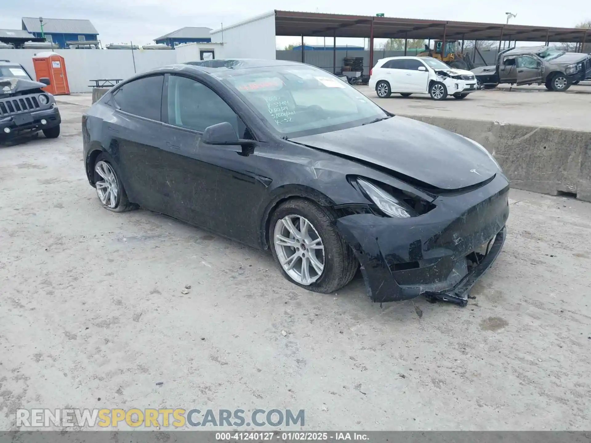 1 Photograph of a damaged car 7SAYGDEE6NA004556 TESLA MODEL Y 2022