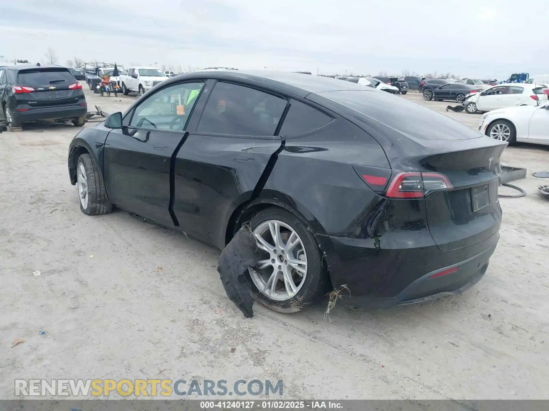 3 Photograph of a damaged car 7SAYGDEE6NA004556 TESLA MODEL Y 2022