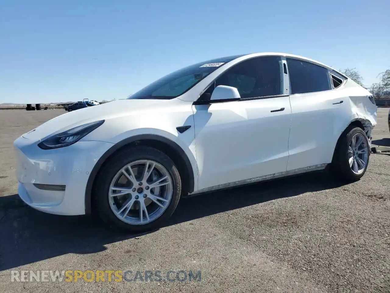 1 Photograph of a damaged car 7SAYGDEE6NA014374 TESLA MODEL Y 2022
