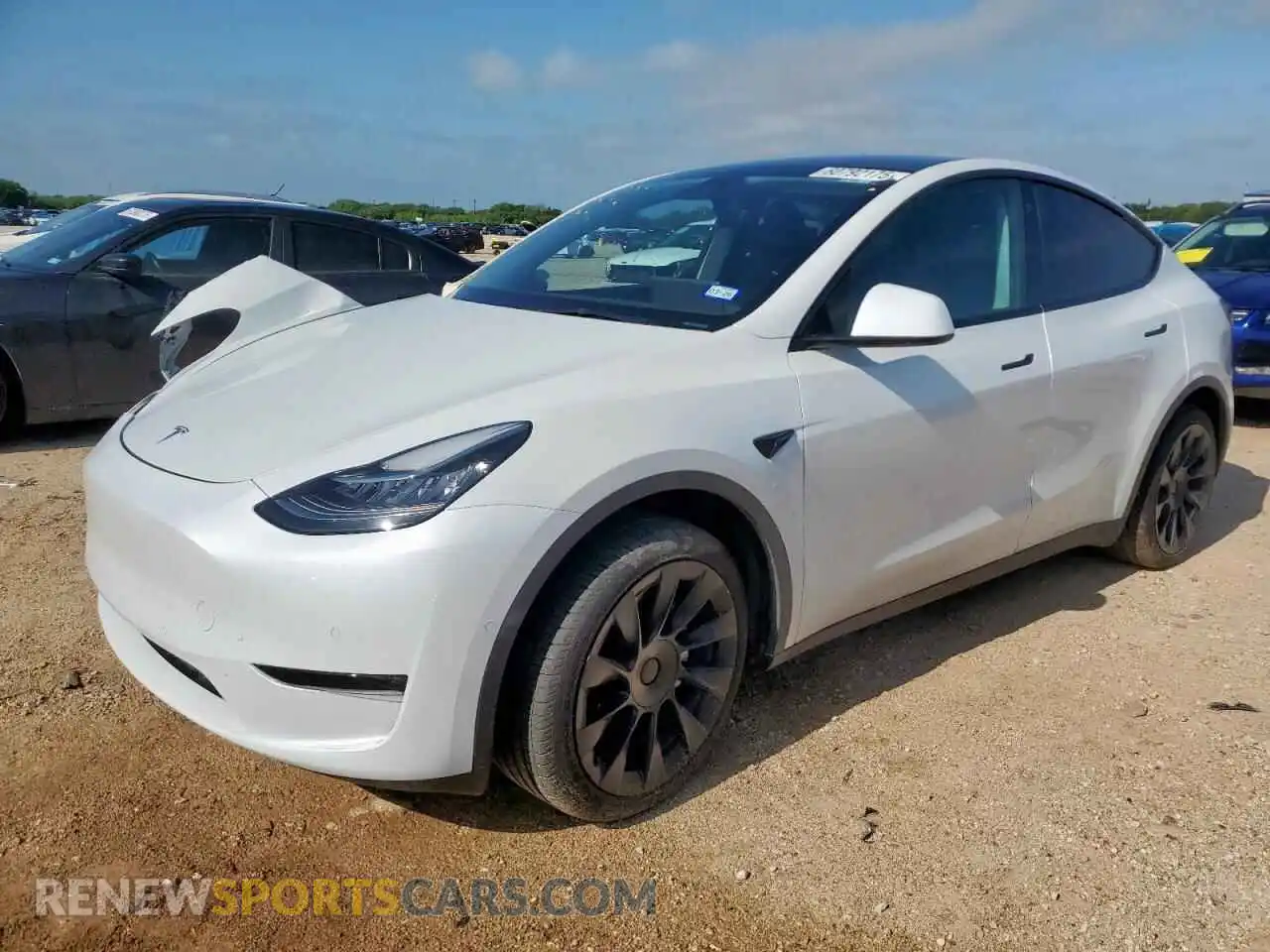 1 Photograph of a damaged car 7SAYGDEE6NA020675 TESLA MODEL Y 2022