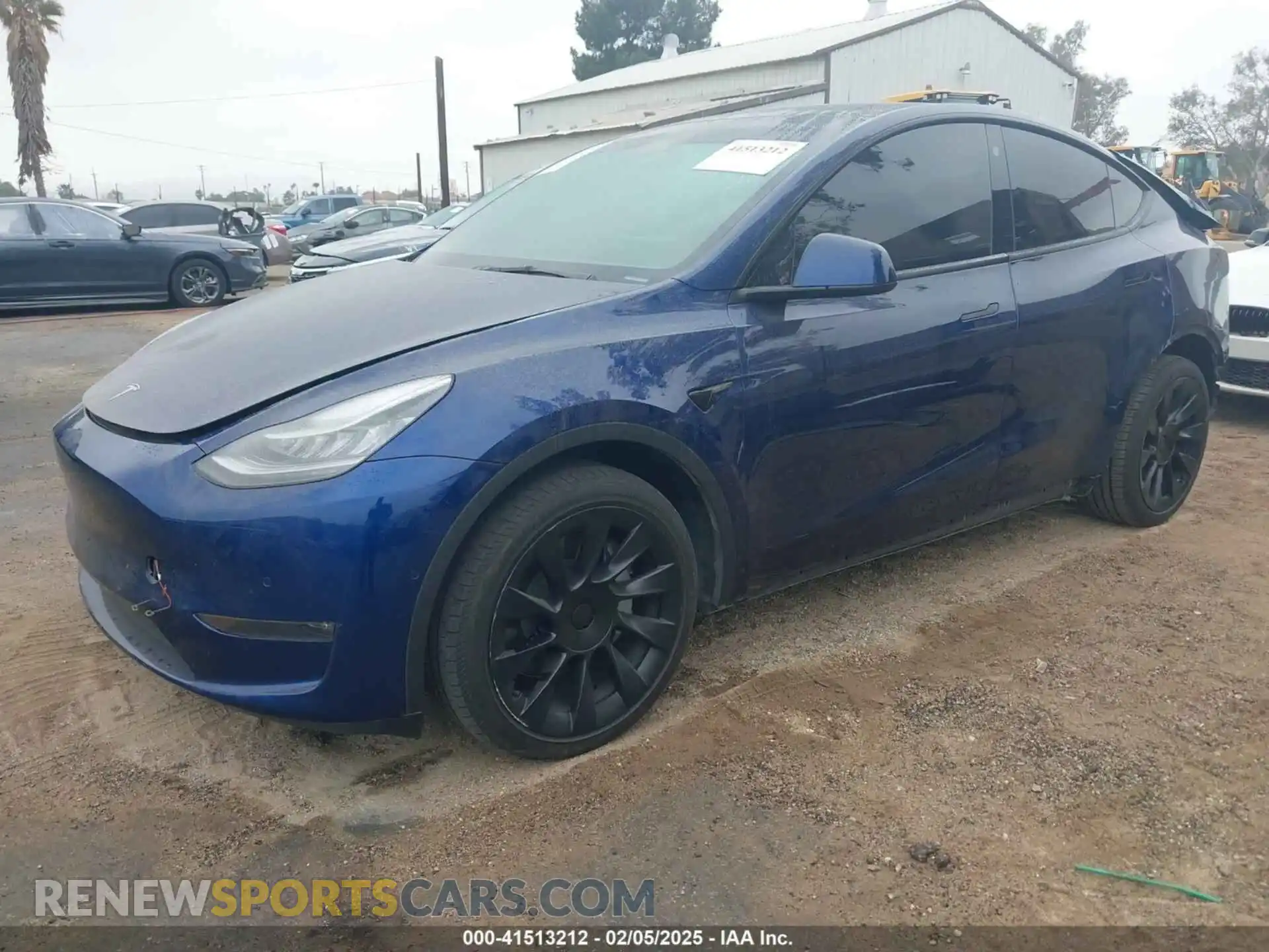 2 Photograph of a damaged car 7SAYGDEE6NA021115 TESLA MODEL Y 2022