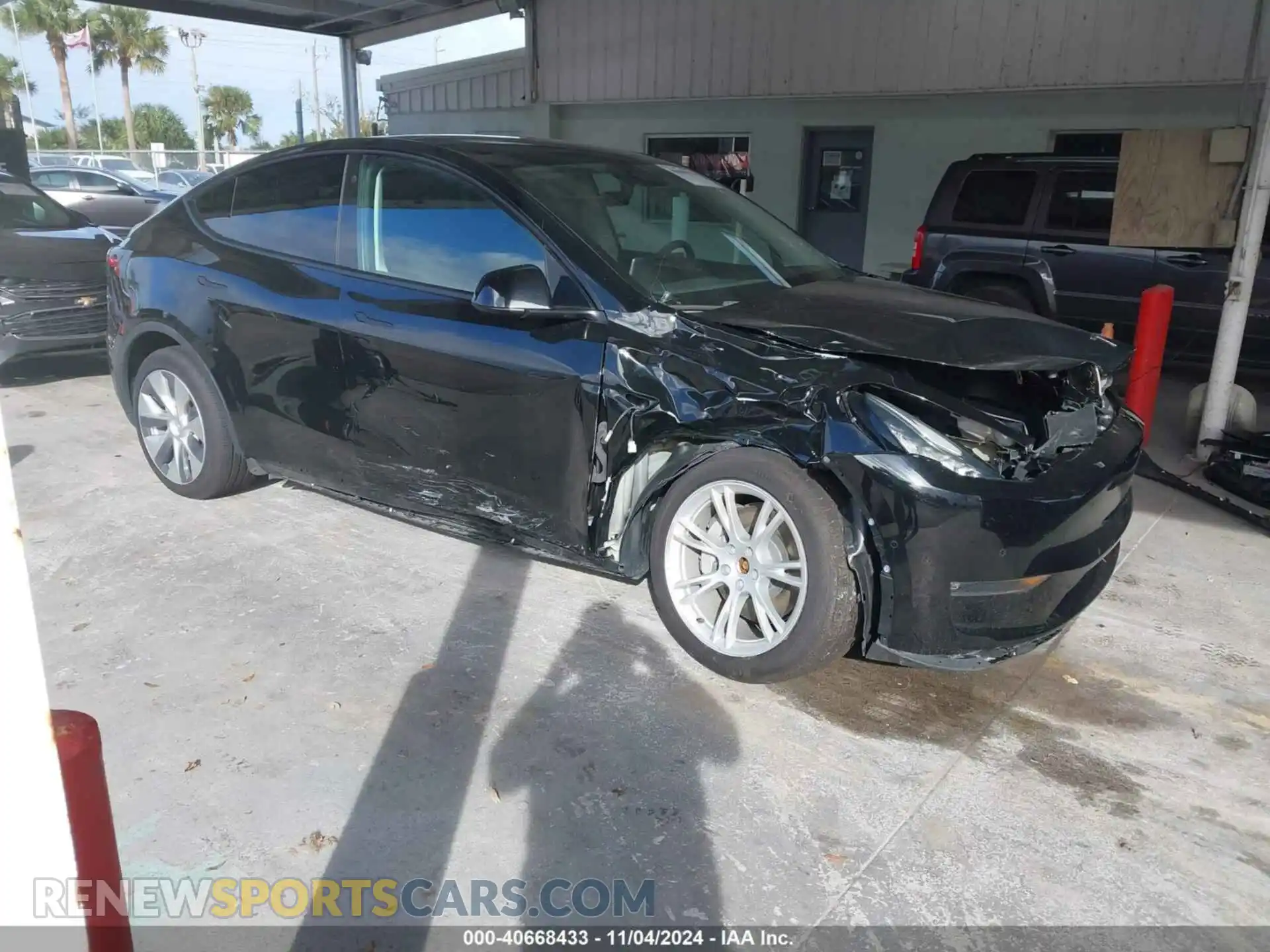 1 Photograph of a damaged car 7SAYGDEE6NF313947 TESLA MODEL Y 2022