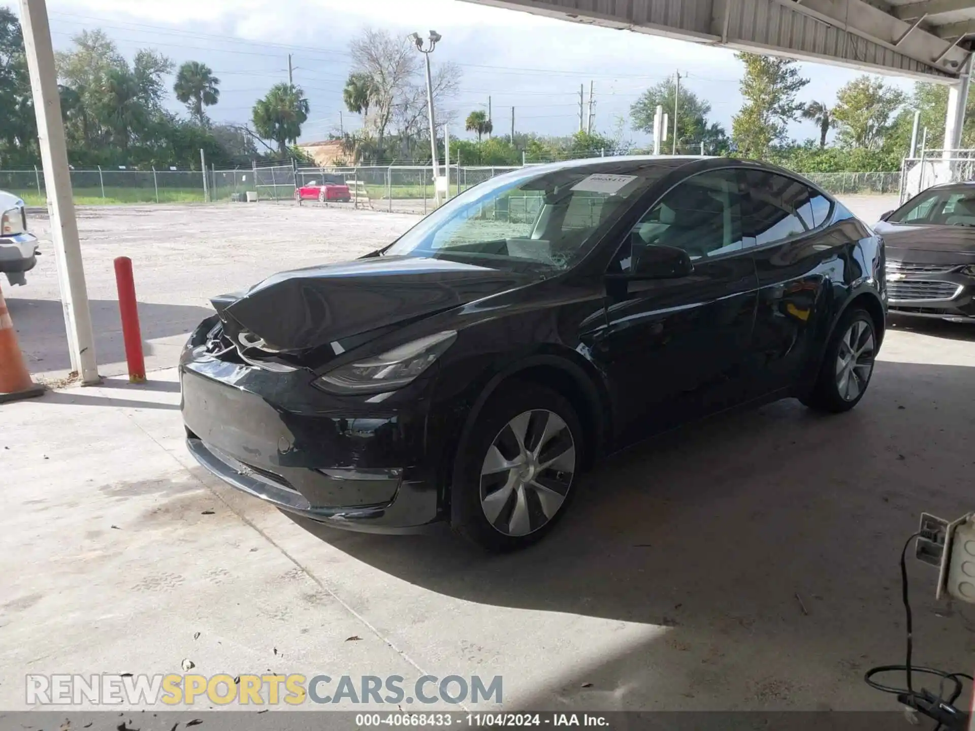 2 Photograph of a damaged car 7SAYGDEE6NF313947 TESLA MODEL Y 2022