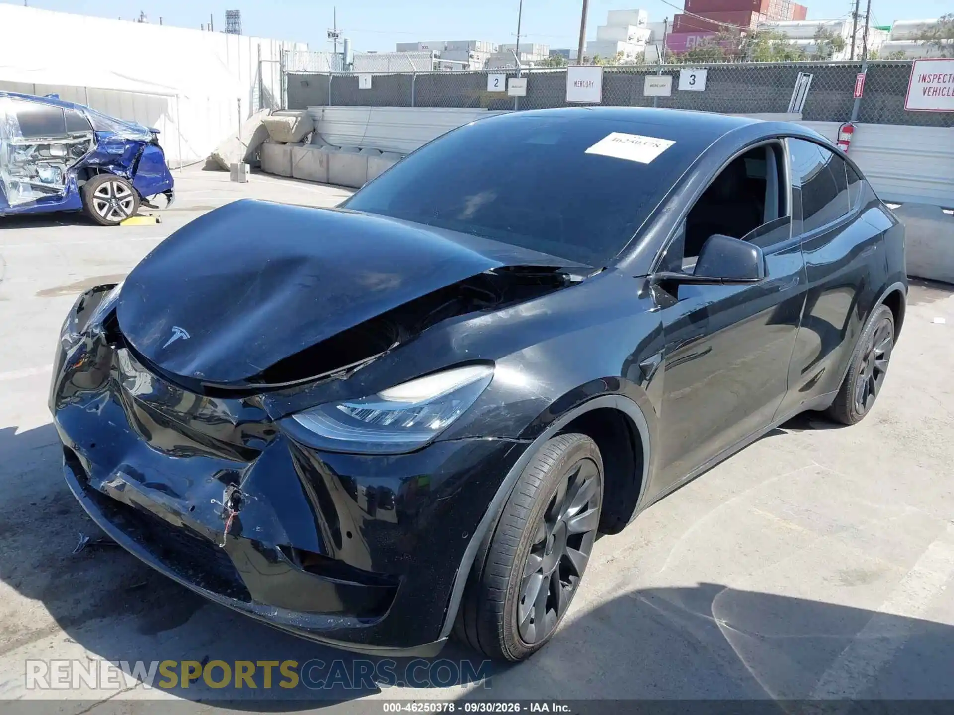 2 Photograph of a damaged car 7SAYGDEE6NF315665 TESLA MODEL Y 2022