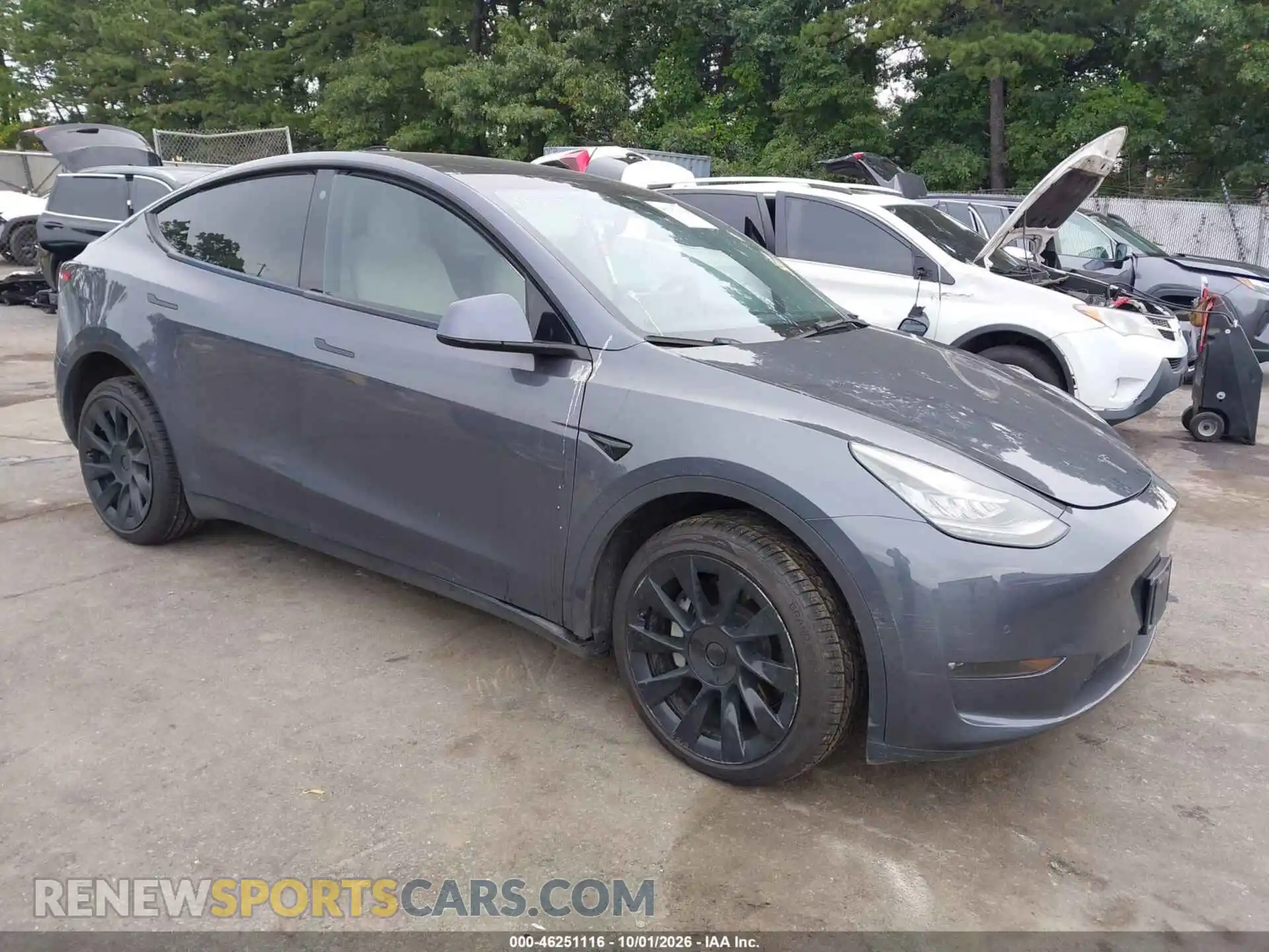 1 Photograph of a damaged car 7SAYGDEE6NF318789 TESLA MODEL Y 2022