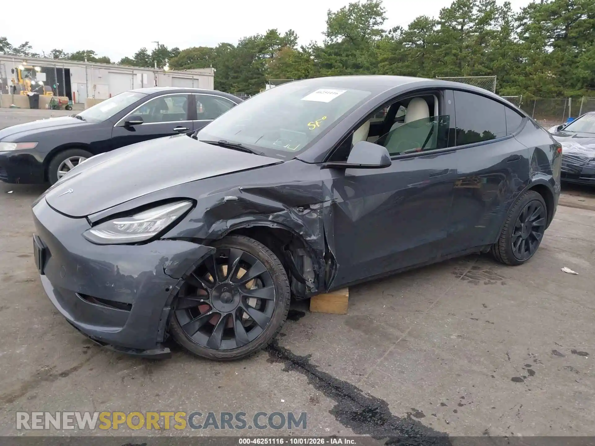 2 Photograph of a damaged car 7SAYGDEE6NF318789 TESLA MODEL Y 2022